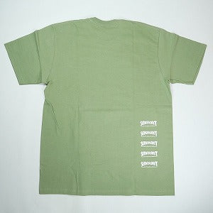 SUPREME シュプリーム ×Thrasher スラッシャー 24AW Back Tail Tee Light Olive Tシャツ オリーブ Size 【L】 【新古品・未使用品】 20823115