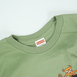 SUPREME シュプリーム ×Thrasher スラッシャー 24AW Back Tail Tee Light Olive Tシャツ オリーブ Size 【L】 【新古品・未使用品】 20823115