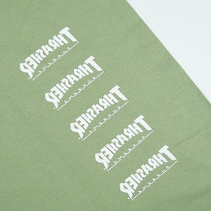 SUPREME シュプリーム ×Thrasher スラッシャー 24AW Back Tail Tee Light Olive Tシャツ オリーブ Size 【L】 【新古品・未使用品】 20823115