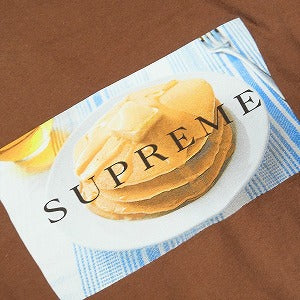 SUPREME シュプリーム 25SS Pancakes Tee Brown Tシャツ 茶 Size 【L】 【中古品-良い】 20823123
