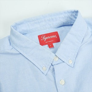 SUPREME シュプリーム 23SS Loose Fit S/S Oxford Shirt Light Blue 半袖シャツ 水色 Size 【L】 【中古品-非常に良い】 20823130