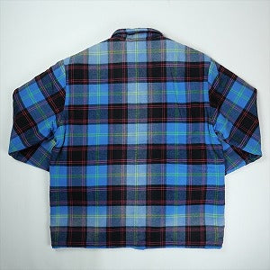 SUPREME シュプリーム 24AW Quilted Plaid Shirt Blue 長袖シャツ 青 Size 【L】 【中古品-非常に良い】 20823133