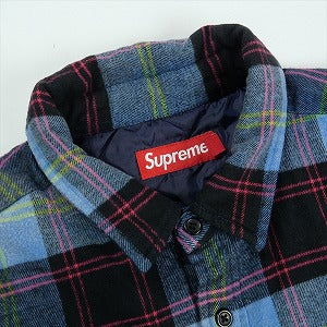 SUPREME シュプリーム 24AW Quilted Plaid Shirt Blue 長袖シャツ 青 Size 【L】 【中古品-非常に良い】 20823133