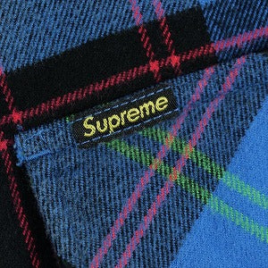 SUPREME シュプリーム 24AW Quilted Plaid Shirt Blue 長袖シャツ 青 Size 【L】 【中古品-非常に良い】 20823133