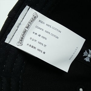 CHROME HEARTS クロム・ハーツ RS 3 CRS BSBL CAP DENIM BLACK キャップ 黒 Size 【フリー】 【中古品-非常に良い】 20823145