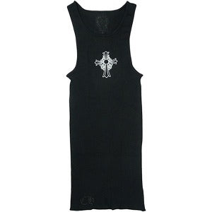 CHROME HEARTS クロム・ハーツ HAIRY CROSS RIB TANKTOP BLACK タンクトップ 黒 Size 【M】 【新古品・未使用品】 20823162