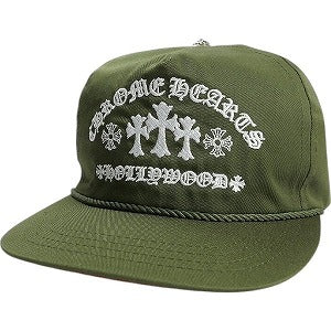 CHROME HEARTS クロム・ハーツ GAS STATION 5 PANNEL CAP KAHAKI キャップ カーキ Size 【フリー】 【新古品・未使用品】 20823165