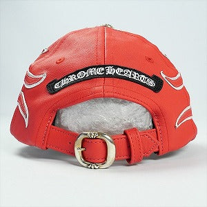 CHROME HEARTS クロム・ハーツ LEATHER FLAME CAP RED キャップ 赤 Size 【フリー】 【新古品・未使用品】 20823166