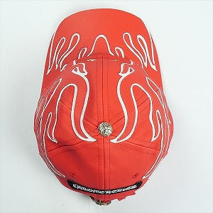 CHROME HEARTS クロム・ハーツ LEATHER FLAME CAP RED キャップ 赤 Size 【フリー】 【新古品・未使用品】 20823166