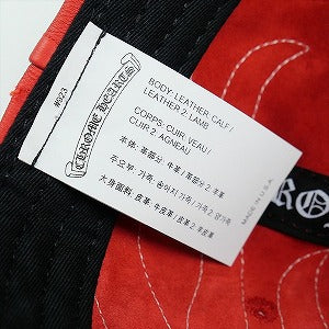 CHROME HEARTS クロム・ハーツ LEATHER FLAME CAP RED キャップ 赤 Size 【フリー】 【新古品・未使用品】 20823166