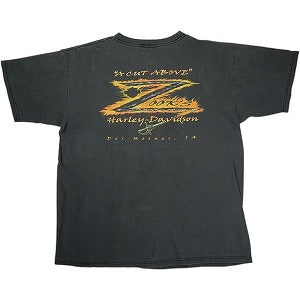 VINTAGE ヴィンテージ Harley-Davidson ハーレーダビッドソン Eaglle American Frag Tee Tシャツ 黒 Size 【XL】 【中古品-良い】 20823170