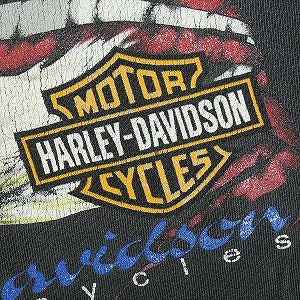 VINTAGE ヴィンテージ Harley-Davidson ハーレーダビッドソン Eaglle American Frag Tee Tシャツ 黒 Size 【XL】 【中古品-良い】 20823170