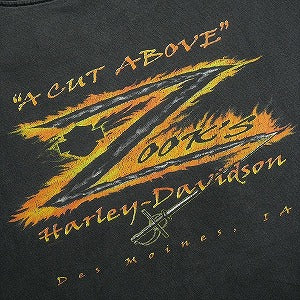 VINTAGE ヴィンテージ Harley-Davidson ハーレーダビッドソン Eaglle American Frag Tee Tシャツ 黒 Size 【XL】 【中古品-良い】 20823170