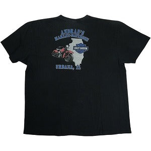 VINTAGE ヴィンテージ Harley-Davidson ハーレーダビッドソン Eagle Bike Tee Tシャツ 黒 Size 【XL相当】 【中古品-良い】 20823172