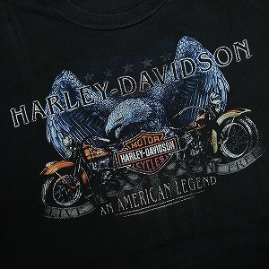 VINTAGE ヴィンテージ Harley-Davidson ハーレーダビッドソン Eagle Bike Tee Tシャツ 黒 Size 【XL相当】 【中古品-良い】 20823172