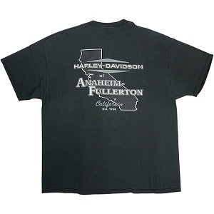 VINTAGE ヴィンテージ Harley-Davidson ハーレーダビッドソン Eagle Faded Tee Tシャツ 黒 Size 【XL】 【中古品-良い】 20823173