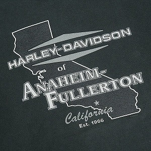 VINTAGE ヴィンテージ Harley-Davidson ハーレーダビッドソン Eagle Faded Tee Tシャツ 黒 Size 【XL】 【中古品-良い】 20823173