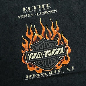 VINTAGE ヴィンテージ Harley-Davidson ハーレーダビッドソン Emblem Plate Tee Tシャツ 黒 Size 【XL】 【中古品-良い】 20823175