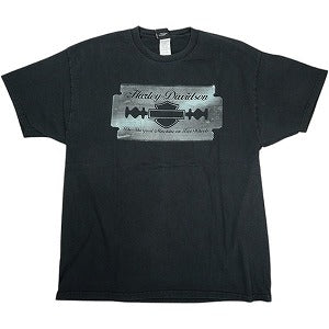 VINTAGE ヴィンテージ Harley-Davidson ハーレーダビッドソン Emblem Plate Tee Tシャツ 黒 Size 【XL】 【中古品-良い】 20823175