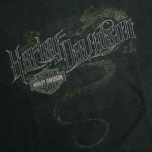 VINTAGE ヴィンテージ Harley-Davidson ハーレーダビッドソン Gragon Logo Tee Tシャツ 黒 Size 【XL相当】 【中古品-良い】 20823176