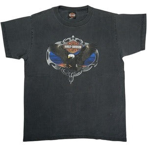 VINTAGE ヴィンテージ Harley-Davidson ハーレーダビッドソン Eagle Sunset Tee Tシャツ 黒 Size 【L】 【中古品-良い】 20823177
