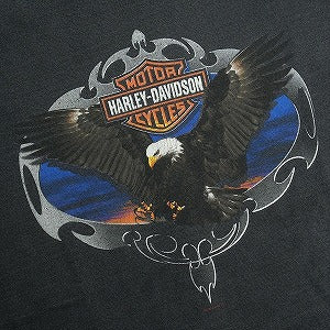 VINTAGE ヴィンテージ Harley-Davidson ハーレーダビッドソン Eagle Sunset Tee Tシャツ 黒 Size 【L】 【中古品-良い】 20823177