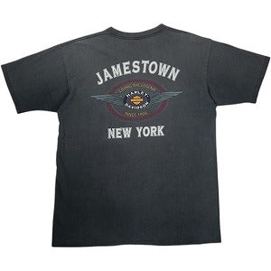 VINTAGE ヴィンテージ Harley-Davidson ハーレーダビッドソン Eagle Blood Tee Tシャツ 黒 Size 【XL相当】 【中古品-良い】 20823178
