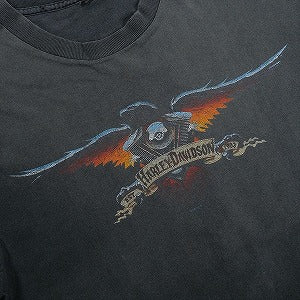 VINTAGE ヴィンテージ Harley-Davidson ハーレーダビッドソン Eagle Blood Tee Tシャツ 黒 Size 【XL相当】 【中古品-良い】 20823178