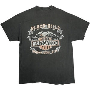 VINTAGE ヴィンテージ Harley-Davidson ハーレーダビッドソン Sturgis Coin Logo Tee Tシャツ 黒 Size 【L】 【中古品-良い】 20823179
