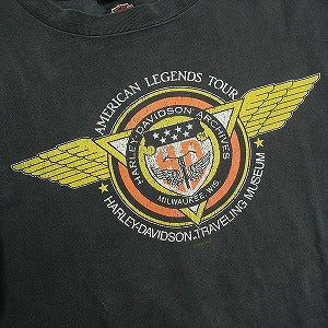VINTAGE ヴィンテージ Harley-Davidson ハーレーダビッドソン Feather Embrem Tee Tシャツ 黒 Size 【XL】 【中古品-良い】 20823180