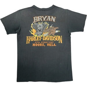 VINTAGE ヴィンテージ Harley-Davidson ハーレーダビッドソン Wolf Aurora Tee Tシャツ 黒 Size 【M】 【中古品-良い】 20823183