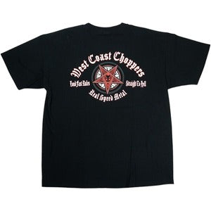 VINTAGE ヴィンテージ West Coast Choppers ウェストコーストチョッパーズ Pentagram Logo Tee Tシャツ 黒 Size 【XL】 【中古品-良い】 20823186