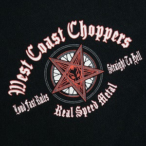 VINTAGE ヴィンテージ West Coast Choppers ウェストコーストチョッパーズ Pentagram Logo Tee Tシャツ 黒 Size 【XL】 【中古品-良い】 20823186