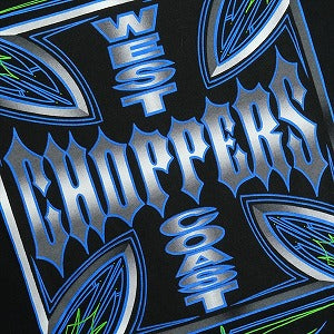VINTAGE ヴィンテージ West Coast Choppers ウェストコーストチョッパーズ Iron Cross Tee Blue Green Tシャツ 黒 Size 【XXL】 【中古品-良い】 20823188
