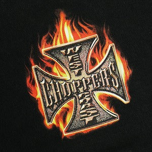 VINTAGE ヴィンテージ West Coast Choppers ウェストコーストチョッパーズ Red Flame Iron Cross Tee Tシャツ 黒 Size 【M】 【中古品-良い】 20823190