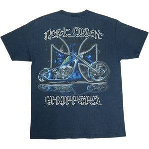 VINTAGE ヴィンテージ West Coast Choppers ウェストコーストチョッパーズ Blue Iron Cross Tee Tシャツ 紺 Size 【L】 【中古品-良い】 20823191
