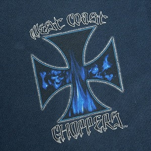 VINTAGE ヴィンテージ West Coast Choppers ウェストコーストチョッパーズ Blue Iron Cross Tee Tシャツ 紺 Size 【L】 【中古品-良い】 20823191