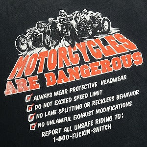 VINTAGE ヴィンテージ West Coast Choppers ウェストコーストチョッパーズ Motorcycles Are Dangerous Tee Tシャツ 黒 Size 【XL】 【中古品-良い】 20823196
