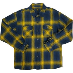 RATS ラッツ COTTON LINEN CHECK SHIRT 長袖シャツ 紺 Size 【L】 【中古品-良い】 20823310