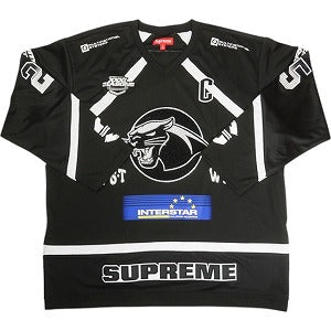 SUPREME シュプリーム 25SS Rhinestone Hockey Jersey Black ホッケージャージ 黒 Size 【M】 【新古品・未使用品】 20823317