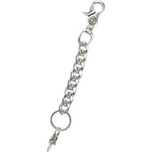 CHROME HEARTS クロム・ハーツ CLP CHN CLASSIC-L DAGGER ロングクラシックキーチェーン 銀 Size 【フリー】 【中古品-良い】 20823319
