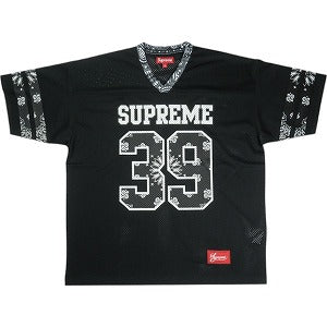 SUPREME シュプリーム 25SS Bandana Football Jersey Black フットボールジャージ 黒 Size 【L】 【新古品・未使用品】 20823376