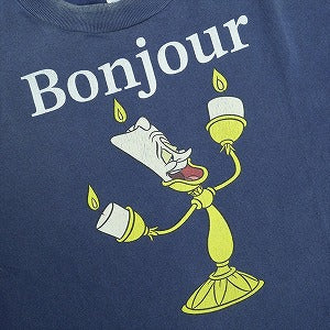 SAINT MICHAEL セント マイケル 25FW DSN_SS TEE/BONJOUR / NAVY Tシャツ 紺 Size 【L】 【新古品・未使用品】 20823415