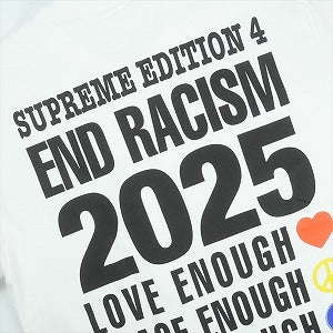 SUPREME シュプリーム ×GOODENOUGH 25SS End Racism Tee White Tシャツ 白 Size 【M】 【新古品・未使用品】 20823436