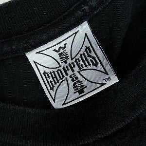 VINTAGE ヴィンテージ West Coast Choppers ウェストコーストチョッパーズ Skull Head White LS Tee ロンT 黒 Size 【XL】 【中古品-良い】 20823444
