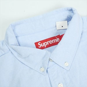 SUPREME シュプリーム 24AW Loose Fit Flannel Oxford Shirt Light Blue 長袖シャツ 水色 Size 【L】 【新古品・未使用品】 20823454