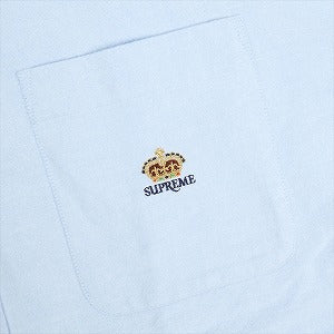 SUPREME シュプリーム 24AW Loose Fit Flannel Oxford Shirt Light Blue 長袖シャツ 水色 Size 【L】 【新古品・未使用品】 20823454