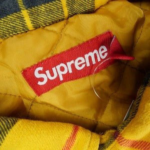 SUPREME シュプリーム 24AW Quilted Plaid Shirt Yellow 長袖シャツ 黄 Size 【L】 【新古品・未使用品】 20823456