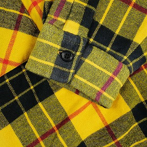 SUPREME シュプリーム 24AW Quilted Plaid Shirt Yellow 長袖シャツ 黄 Size 【L】 【新古品・未使用品】 20823456