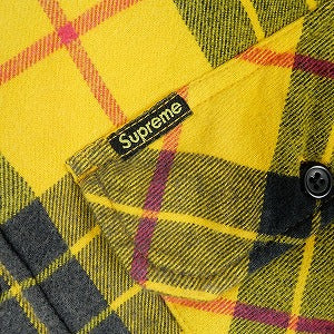 SUPREME シュプリーム 24AW Quilted Plaid Shirt Yellow 長袖シャツ 黄 Size 【L】 【新古品・未使用品】 20823456